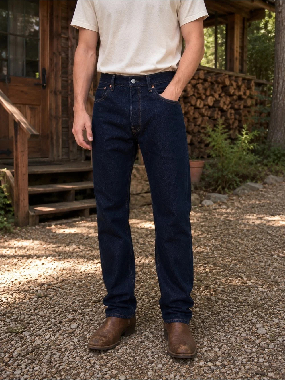 Levi’s Premium 501 Original Fit Jeans Men’s 36x30 Dark Wash Button Fly